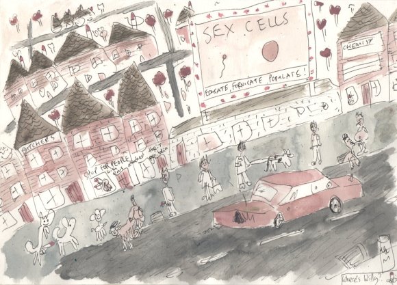 Where's Willy in the proletarian sector of the George Orwell novel '1984'